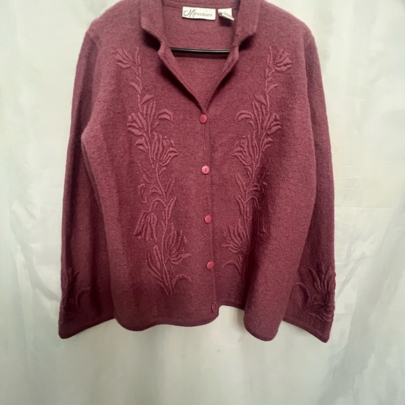 Dressbarn Wool Cardigan Sweater - Picture 1 of 9